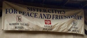 Sister cities for peace and friendship.