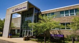 UW-Stevens Point main entrance